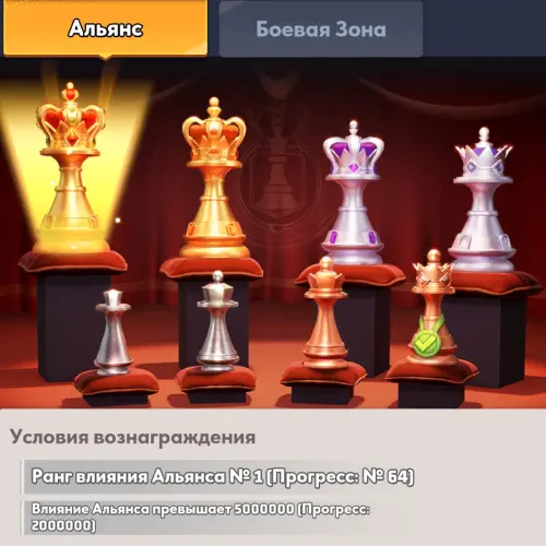 Season Prize Distribution Distribution of rewards by alliance leaders for achievements and contributions in the first season