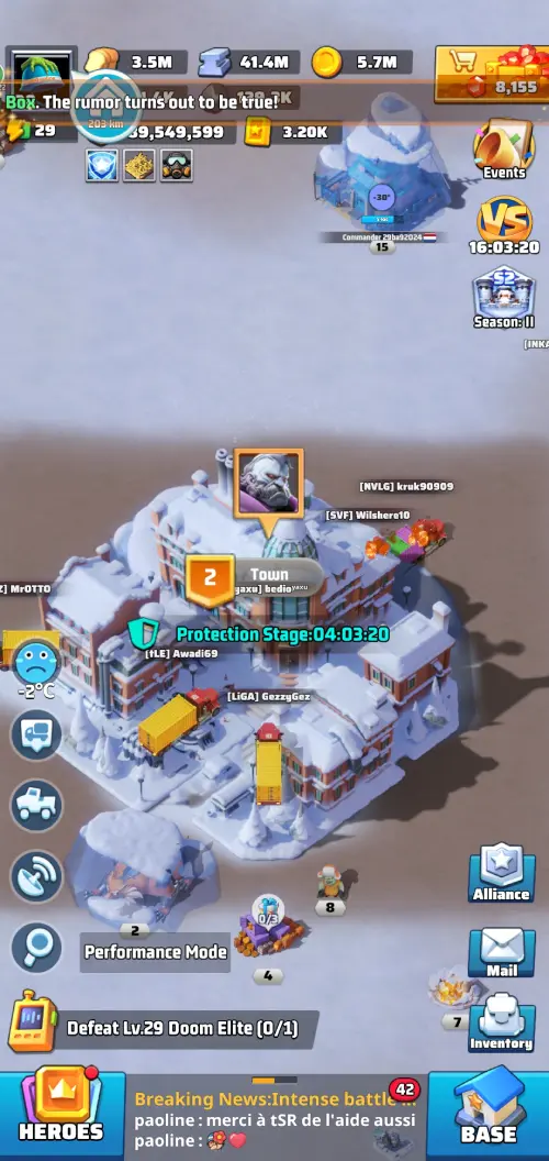 Town capture example Town capture example