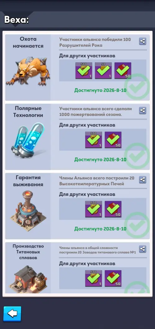 Вехи второго сезона 1 Вехи второго сезона 1