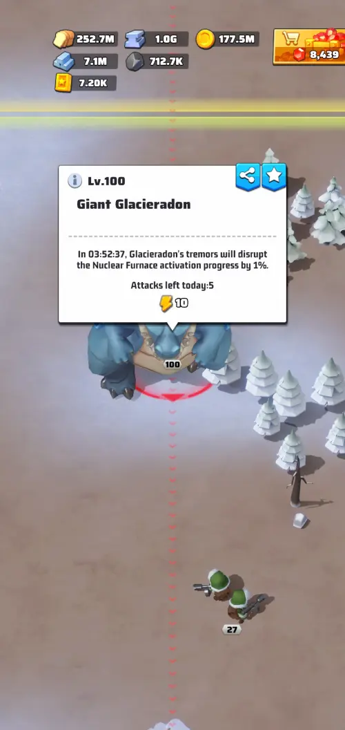 Glacieradon attack limit Glacieradon attack limit